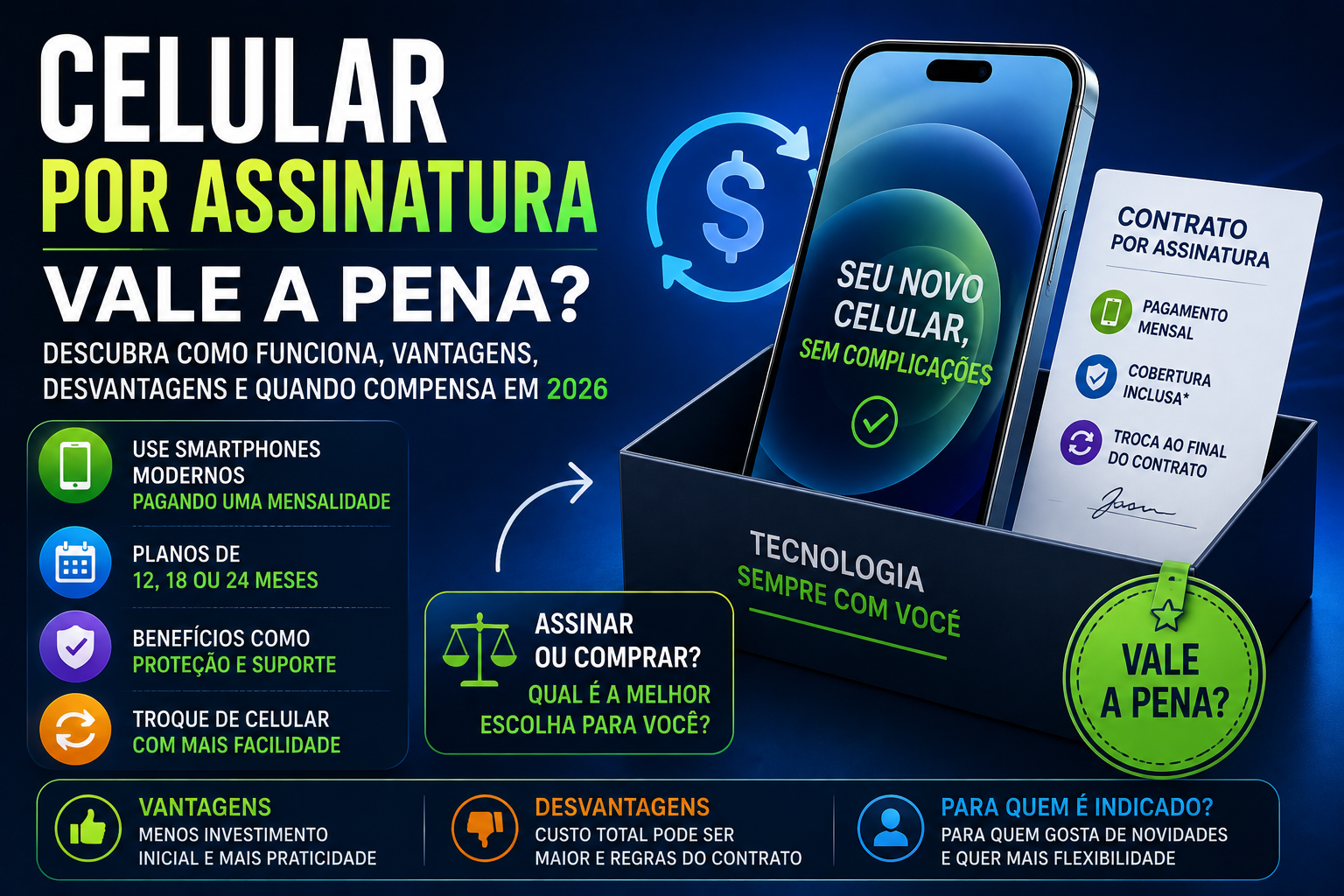 celular por assinatura
