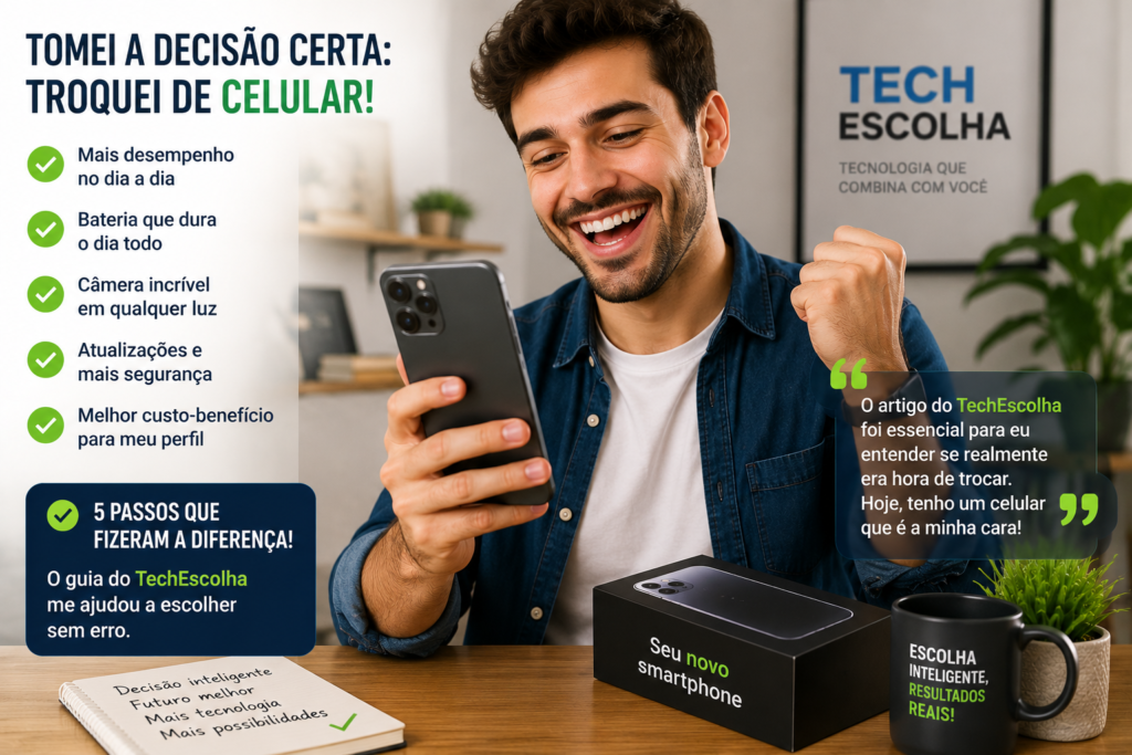 como saber se está na hora de trocar de celular