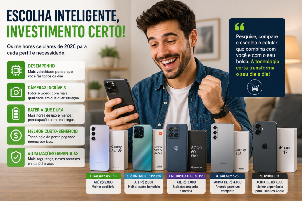 Celulares para Comprar em 2026